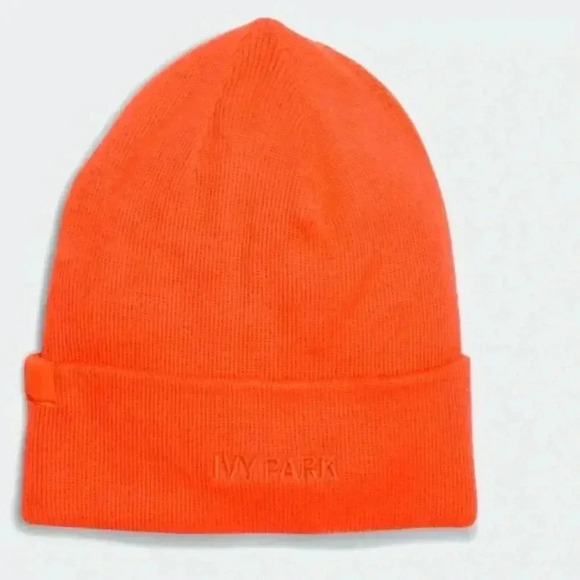NWT Adidas x Ivy Park Trail Beanie Orange - Picture 1 of 3